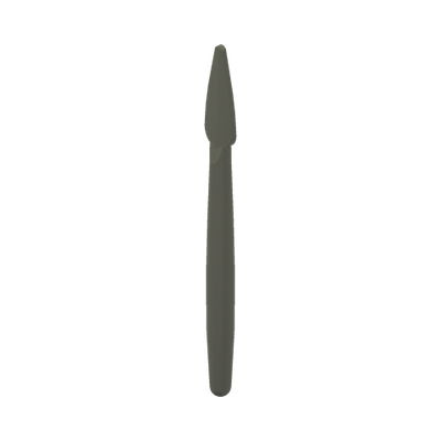 Minifigure, Weapon Pike / Spear - Handle with Round End · LEGO 4614336 (réf. BrickLink 4497) · Couleur BrickLink : Pearl Dark Gray