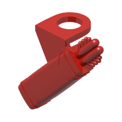 Minifigure Arrow Quiver with 2 Arrows · LEGO 6019652 (réf. BrickLink 4498) · Couleur BrickLink : Red