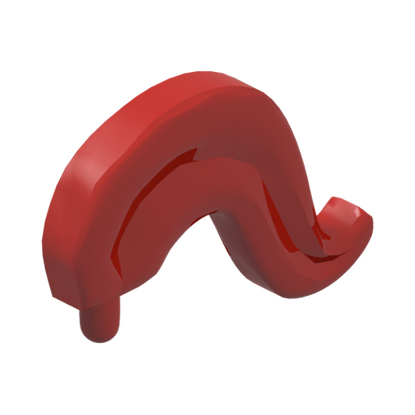 Minifigure, Plume Feather Large · LEGO 450221 (réf. BrickLink 4502c) · Couleur BrickLink : Red