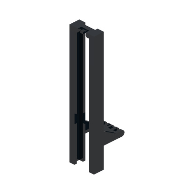 Vehicle, Forklift Wide 1 x 2 Hinge Plate Dual 3 Fingers · Réf. BrickLink 4518a · Couleur BrickLink : Black