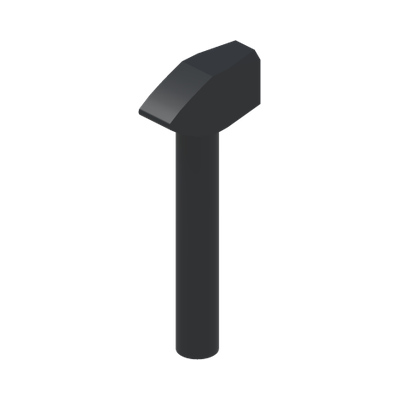 HAMMER · Black (réf. BrickLink Black)