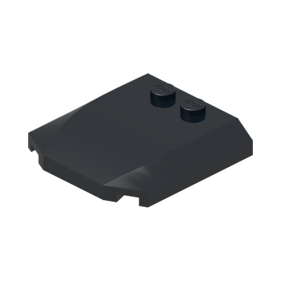 PLATE 4X4X2/3 · Black (réf. BrickLink Black)