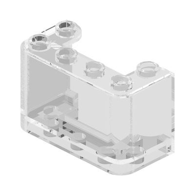 WINDSCREEN 2X4X2 · LEGO 6507908 (réf. BrickLink 4594) · Transparent (réf. BrickLink Trans-Clear)