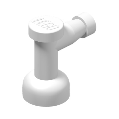 TAP Ø4.9/6.4 · LEGO 459901 (réf. BrickLink 4599b) · White (réf. BrickLink White)