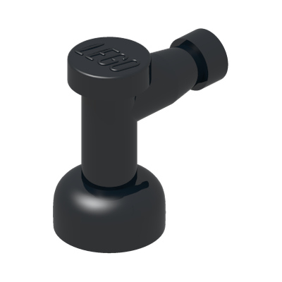 TAP Ø4.9/6.4 · Black (réf. BrickLink Black)