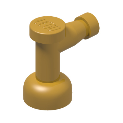 TAP Ø4.9/6.4 · Warm Gold (réf. BrickLink Pearl Gold)