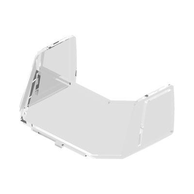 Glass for Windscreen 4 x 6 x 4 Cab with Hinge · LEGO 4586583 (réf. BrickLink 46103) · Couleur BrickLink : Trans-Clear