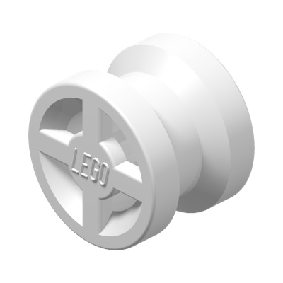 Wheel  8mm D. x 6mm · LEGO 462401 (réf. BrickLink 4624) · Couleur BrickLink : White