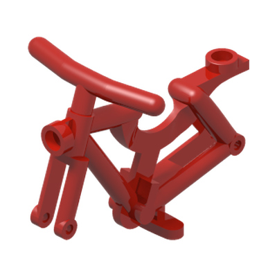 Bicycle Frame [Solid Stud] · LEGO 4558856 (réf. BrickLink 4719) · Couleur BrickLink : Red