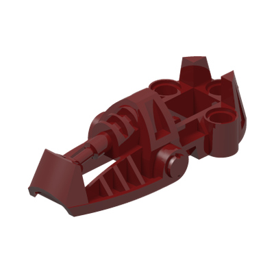 Bionicle Foot Toa Metru · Réf. BrickLink 47298 · Couleur BrickLink : Dark Red