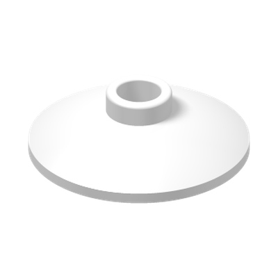 PARABOLA Ø16 · LEGO 474001 (réf. BrickLink 4740) · White (réf. BrickLink White)