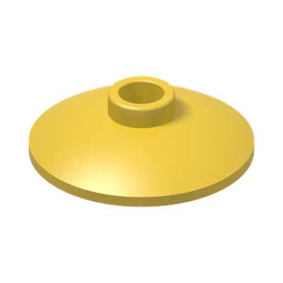 PARABOLA Ø16 · Bright Yellow (réf. BrickLink Yellow)