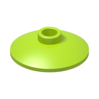 SATELLITE DISH Ø16 · Bright Yellowish Green (réf. BrickLink Lime)