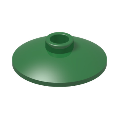 SATELLITE DISH Ø16 · Dark Green (réf. BrickLink Green)