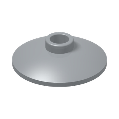 PARABOLA Ø16 · Medium Stone Grey (réf. BrickLink Light Bluish Gray)