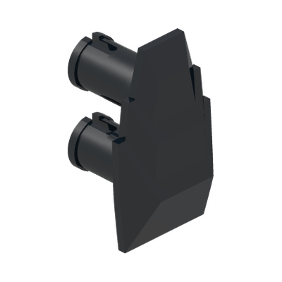 Large Figure Armor, Leg Cover with Smooth Layered Plates and 2 Pins · Réf. BrickLink 47501 · Couleur BrickLink : Black