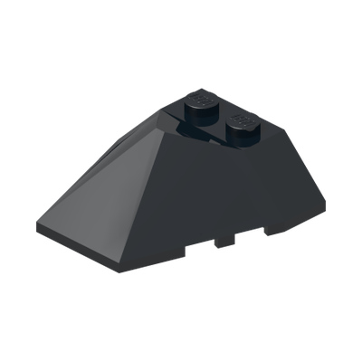 Wedge 4 x 4 x 1 1/3 Pyramid Center · LEGO 4566845 (réf. BrickLink 47757) · Couleur BrickLink : Black