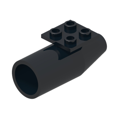 Engine, Smooth Large, 2 x 2 Thin Top Plate · LEGO 4227079 (réf. BrickLink 4868b) · Couleur BrickLink : Black