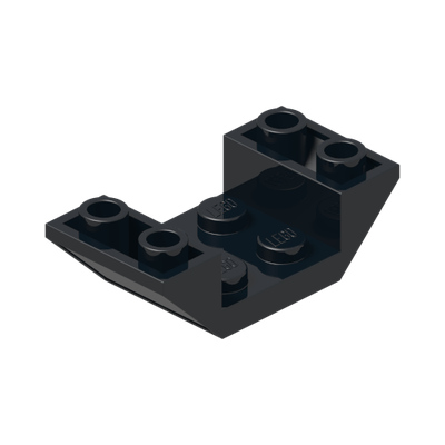 ROOF TILE 4X2/45° INV. · Black (réf. BrickLink Black)