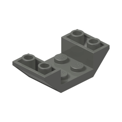 ROOF TILE 4X2/45° INV. · Dark Stone Grey (réf. BrickLink Dark Bluish Gray)