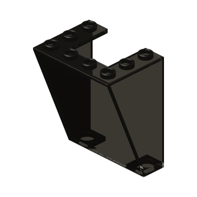 Windscreen 3 x 4 x 4 Inverted · LEGO 4195864 (réf. BrickLink 4872) · Tr. Brown (réf. BrickLink Trans-Brown (Old Trans-Black))