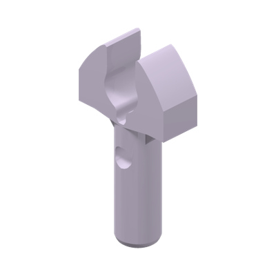STICK Ø 3.2 W/ HOLDER · Lavender (réf. BrickLink Lavender)