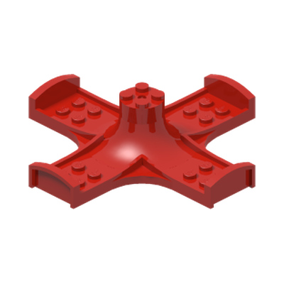 Fabuland Merry-Go-Round Type 1 Top · Réf. BrickLink 4874 · Couleur BrickLink : Red