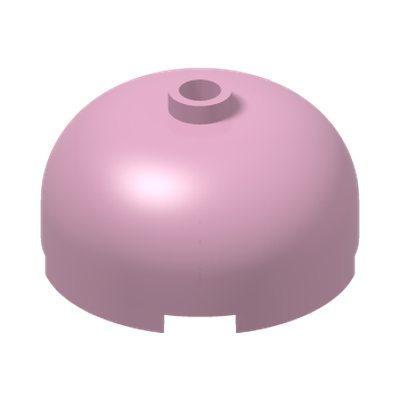 Brick, Round 3 x 3 x 1 1/3 Dome Top - Open Stud · Light Purple (réf. BrickLink Bright Pink)