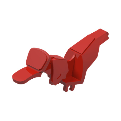 Motorcycle Fairing, Dirt Bike · Réf. BrickLink 50860 · Couleur BrickLink : Red