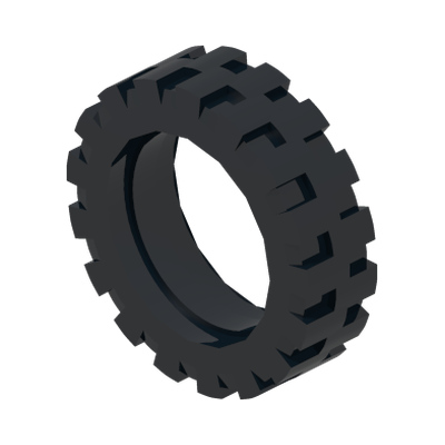 TYRE Ø 20.9 X 5.8 · LEGO 6064174 (réf. BrickLink 50861) · Black (réf. BrickLink Black)