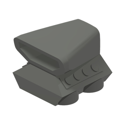 MOTOR 2X2X1 1/3 · Dark Stone Grey (réf. BrickLink Dark Bluish Gray)