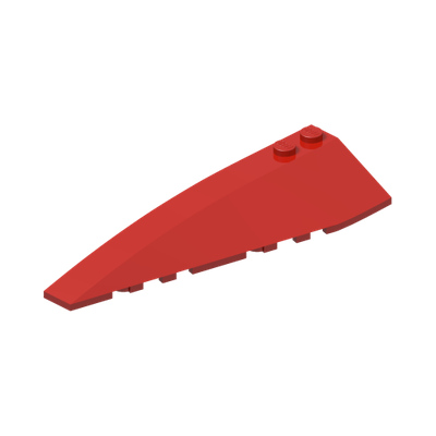Wedge 10 x 3 Left · LEGO 6218833 (réf. BrickLink 50955) · Couleur BrickLink : Red