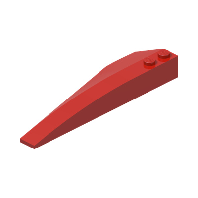 Wedge 10 x 3 Right · LEGO 6218836 (réf. BrickLink 50956) · Couleur BrickLink : Red