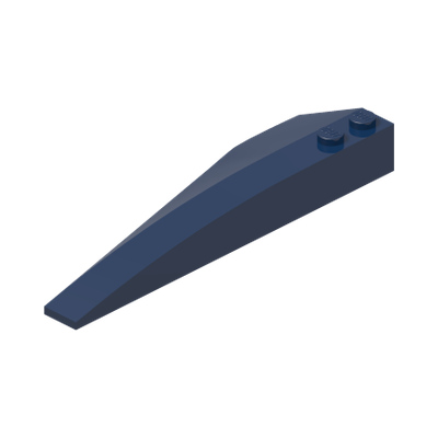 RIGHT SHELL 3x10 · Earth Blue (réf. BrickLink Dark Blue)