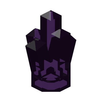 ROCK CRYSTAL, TRANSPARENT · Tr. Bright Violet W/ Opalescence (réf. BrickLink Satin Trans-Purple)