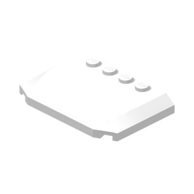 PLATE 4X6X2/3 · LEGO 4261565 (réf. BrickLink 52031) · White (réf. BrickLink White)