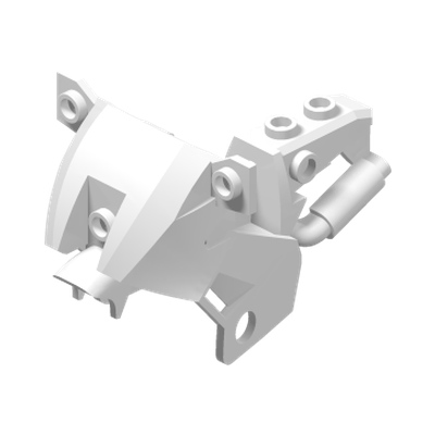 Motorcycle Fairing, City · LEGO 4579412 (réf. BrickLink 52035) · Couleur BrickLink : White