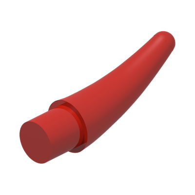 HORN W. SHAFT Ø 3.2 · Bright Red (réf. BrickLink Red)