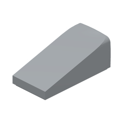 Slope 18 2 x 1 x 2/3 · Couleur BrickLink : Light Bluish Gray