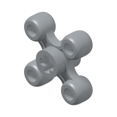 TECHNIC ANGULAR WHEEL, 45 DEG. · LEGO 6469530 (réf. BrickLink 5405) · Medium Stone Grey (réf. BrickLink Light Bluish Gray)