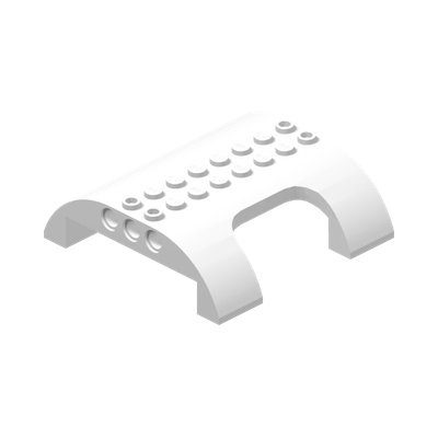 DOOR 8X8X5 · LEGO 6302525 (réf. BrickLink 54096) · White (réf. BrickLink White)