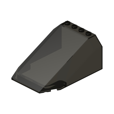 Windscreen 8 x 6 x 3 Wedge · Réf. BrickLink 551 · Tr. Brown (réf. BrickLink Trans-Brown (Old Trans-Black))