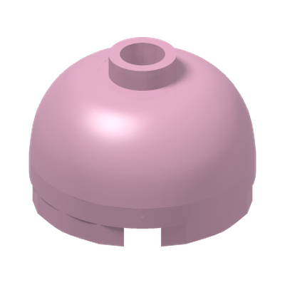 Brick, Round 2 x 2 Dome Top · Light Purple (réf. BrickLink Bright Pink)