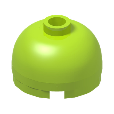 FINAL BRICK 2X2 · Bright Yellowish Green (réf. BrickLink Lime)