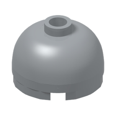 FINAL BRICK 2X2 · Medium Stone Grey (réf. BrickLink Light Bluish Gray)