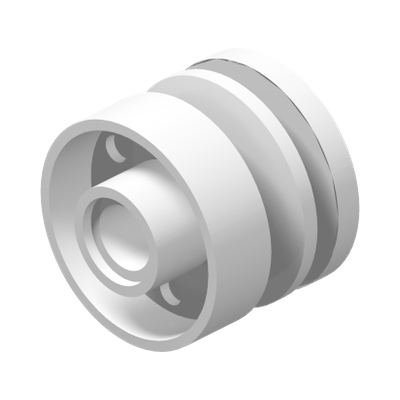 RIM WIDE 18X14 W. HOLE Ø4.8 · White (réf. BrickLink White)