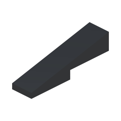 Slope 14 4 x 1 · Couleur BrickLink : Black