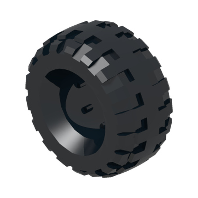 Tire 37 x 18R · LEGO 4506553 (réf. BrickLink 56891) · Couleur BrickLink : Black
