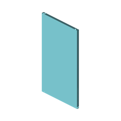 Glass for Window 1 x 4 x 6 · Couleur BrickLink : Trans-Light Blue