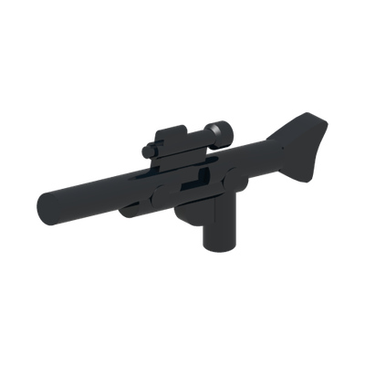 Weapon Gun / Blaster Long (Star Wars) · LEGO 4498712 (réf. BrickLink 57899) · Couleur BrickLink : Black
